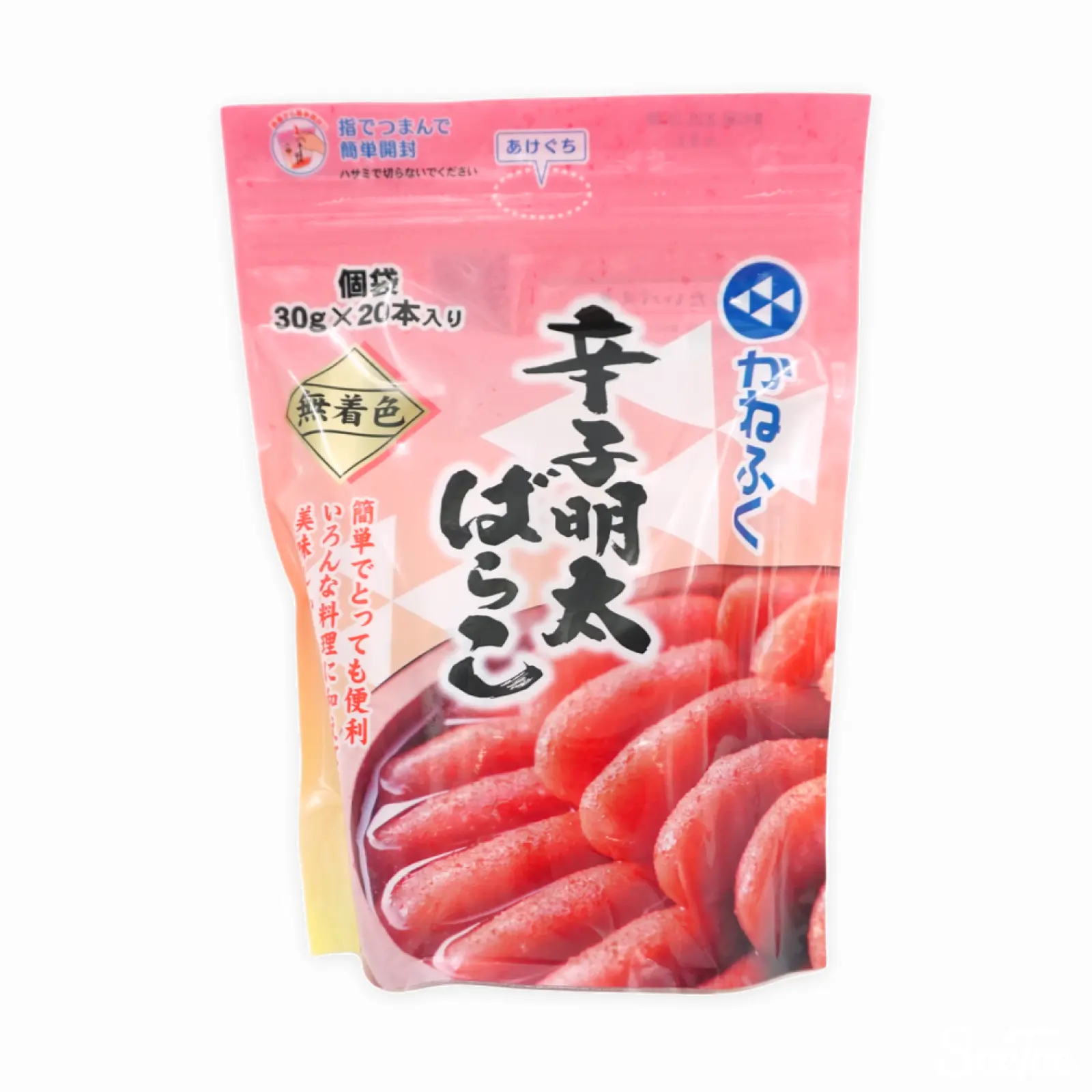 サーモン4袋 ケーキ1 ばらこ1 かねふく 無着色 辛子明太ばらこ 30g × 20本 | SocToc