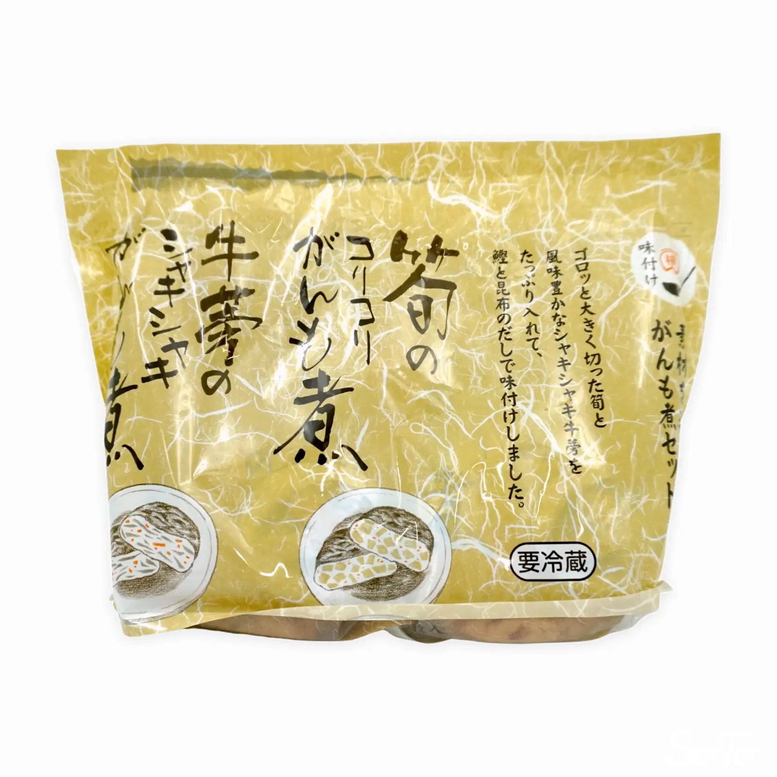 横山食品 筍と牛蒡のがんも煮セット 6枚入り | SocToc (ソックトック