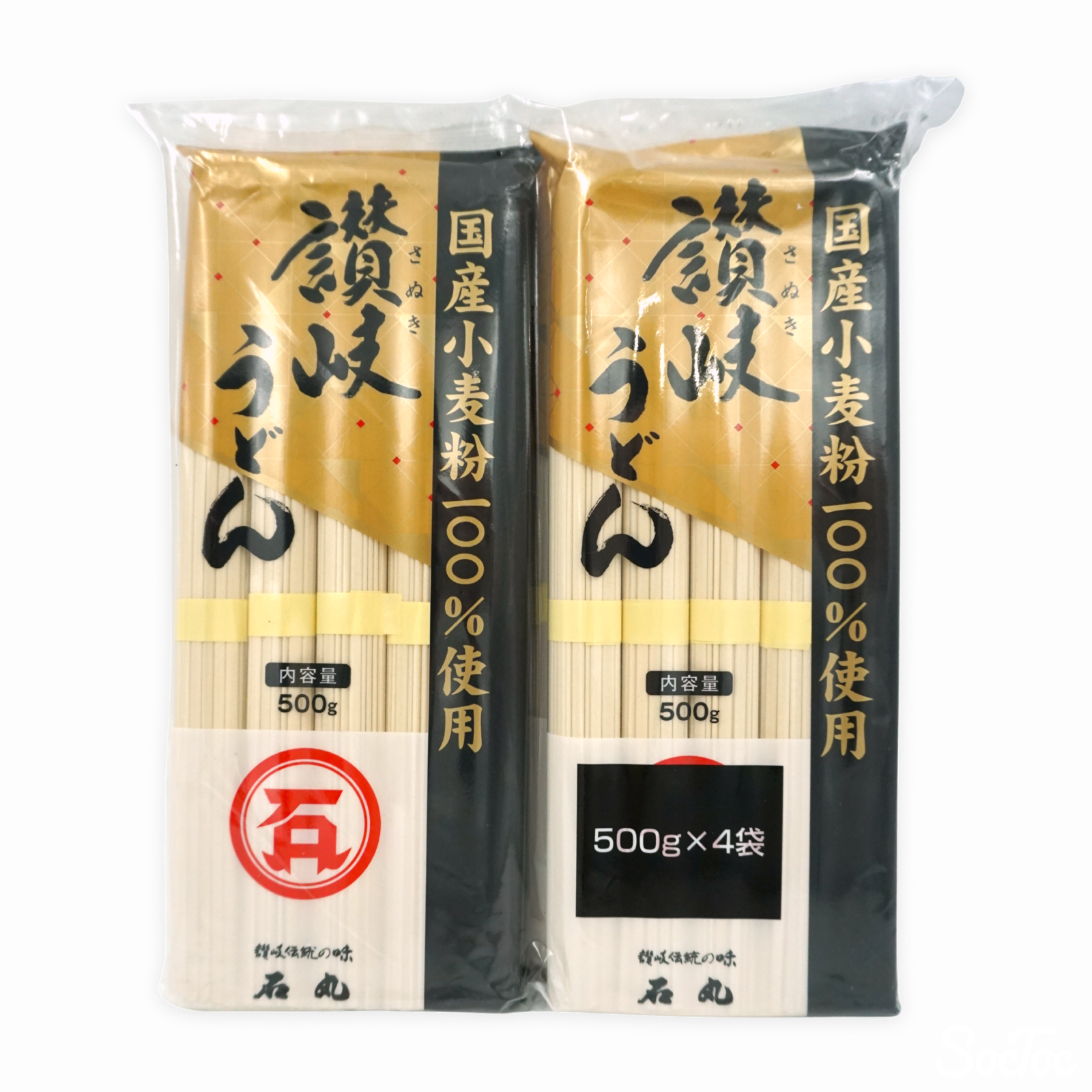 石丸製麺 讃岐うどん 国産小麦100% 500g x 4 | SocToc (ソックトック
