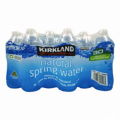 KIRKLAND SIGNATURE スプリングウォーター 600ml x 30本 | SocToc