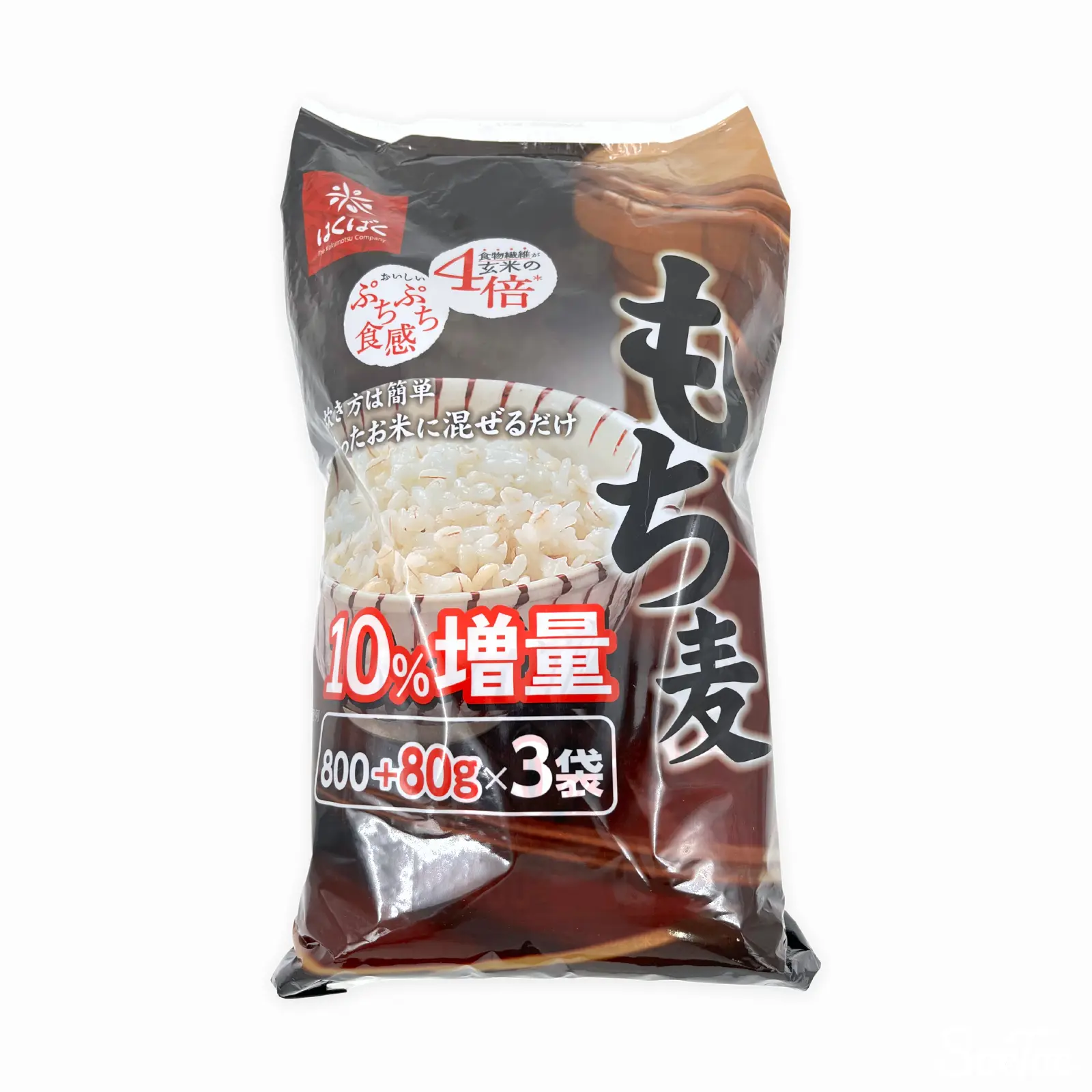 はくばく もち麦 800g + 80g x 3袋 | SocToc (ソックトック