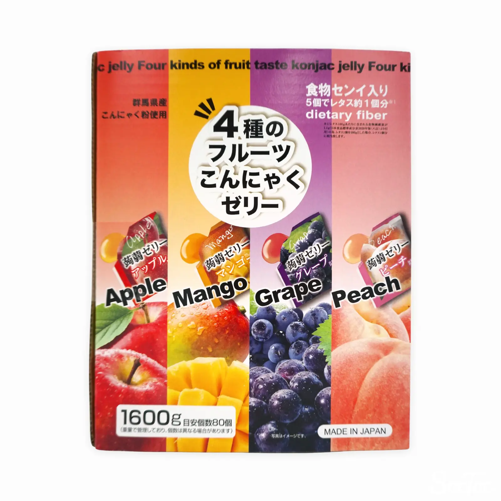 翻訳こんにゃく 雪国アグリ こんにゃくゼリー 80袋 | SocToc (ソックトック