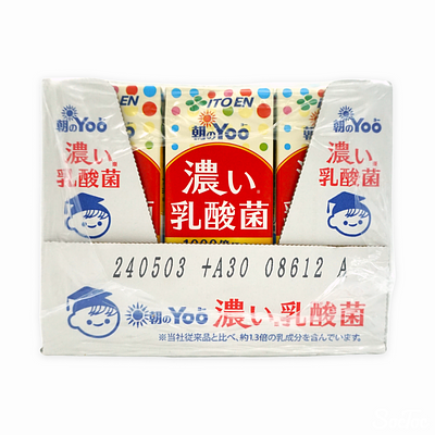 伊藤園 朝のYOO 濃い乳酸菌 200ml x 24 | SocToc (ソックトック