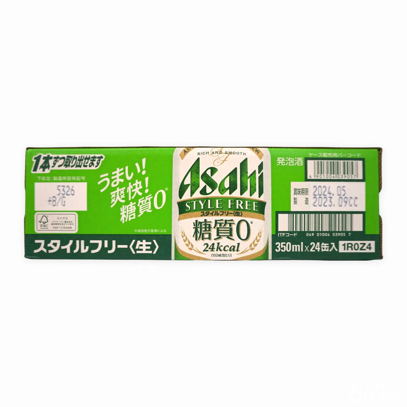 アサヒ スタイルフリー 350ml x 24缶 | SocToc (ソックトック