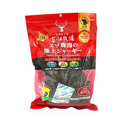 花畑牧場 エゾ鹿肉の 極上ジャーキー 400 g | SocToc (ソックトック