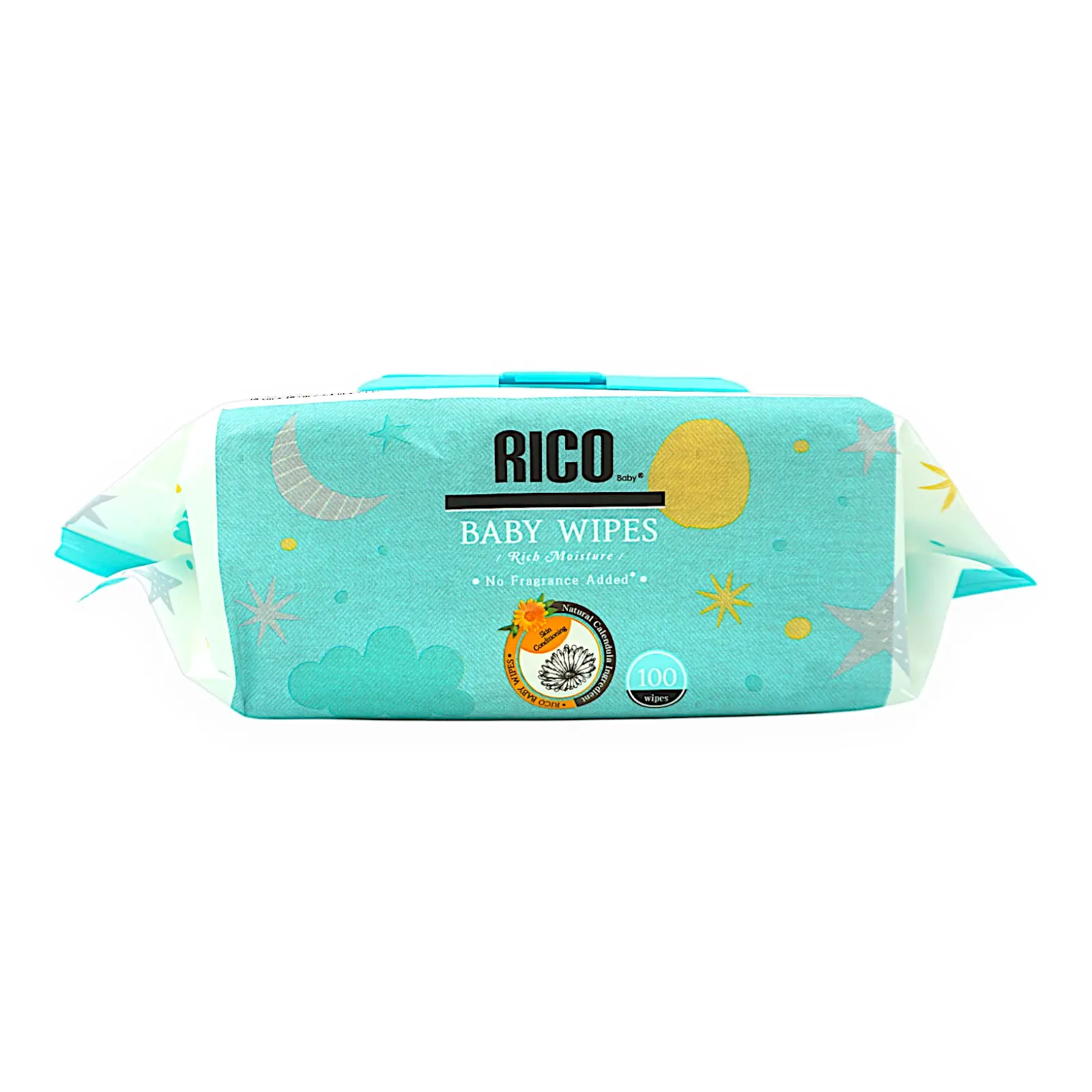 バラ売り商品] RICO 赤ちゃん用おしりふき 100枚入（100 x 1個）大判