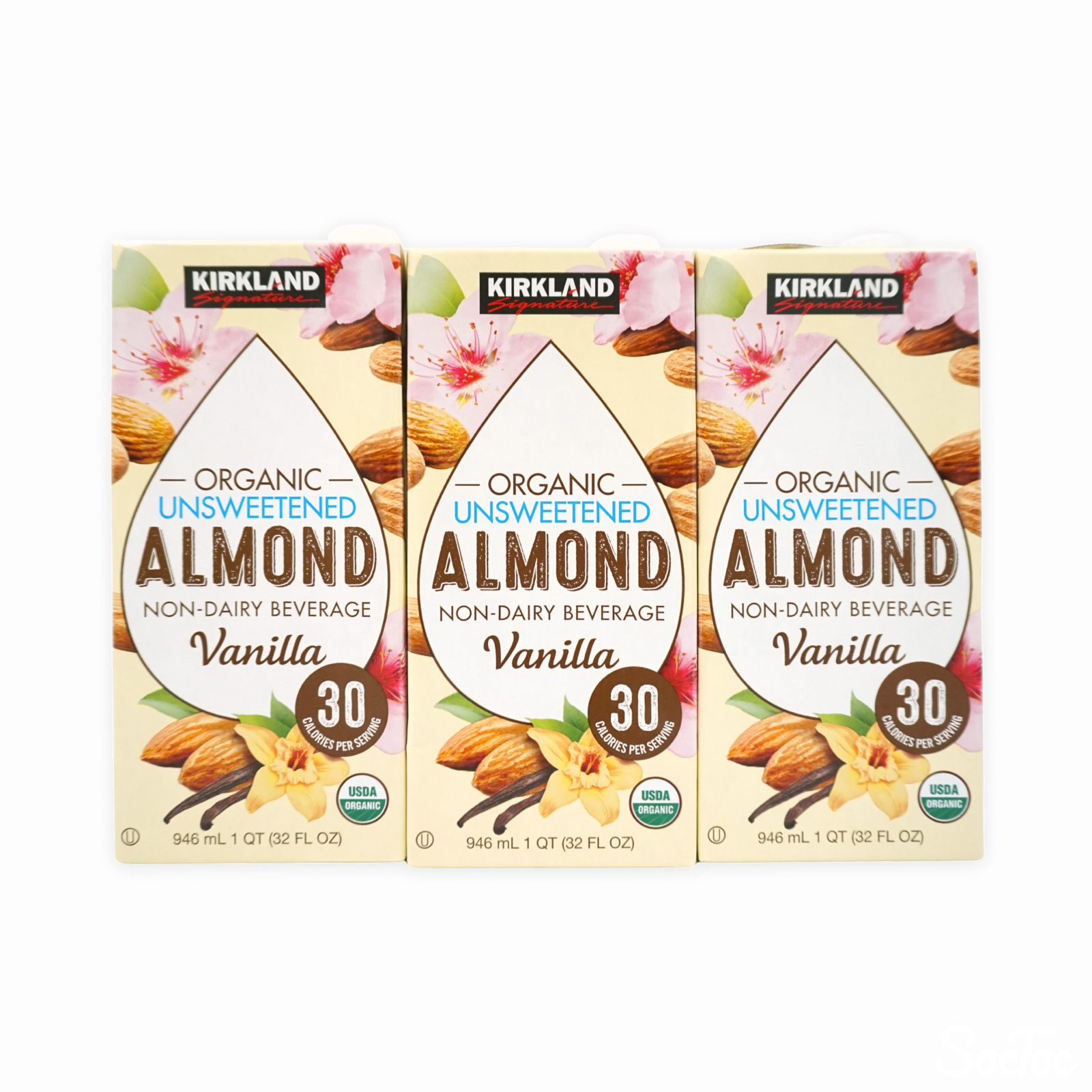 【新品未使用】Fits6個セット アーモンドミルク KIRKLAND SIGNATURE オーガニックアーモンドミルク バニラ味