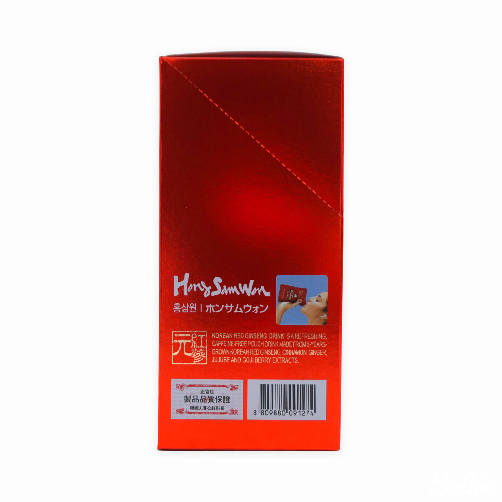 小分け商品] 正官庄紅蔘元 液体パウチ 50ml x 10本入り | SocToc