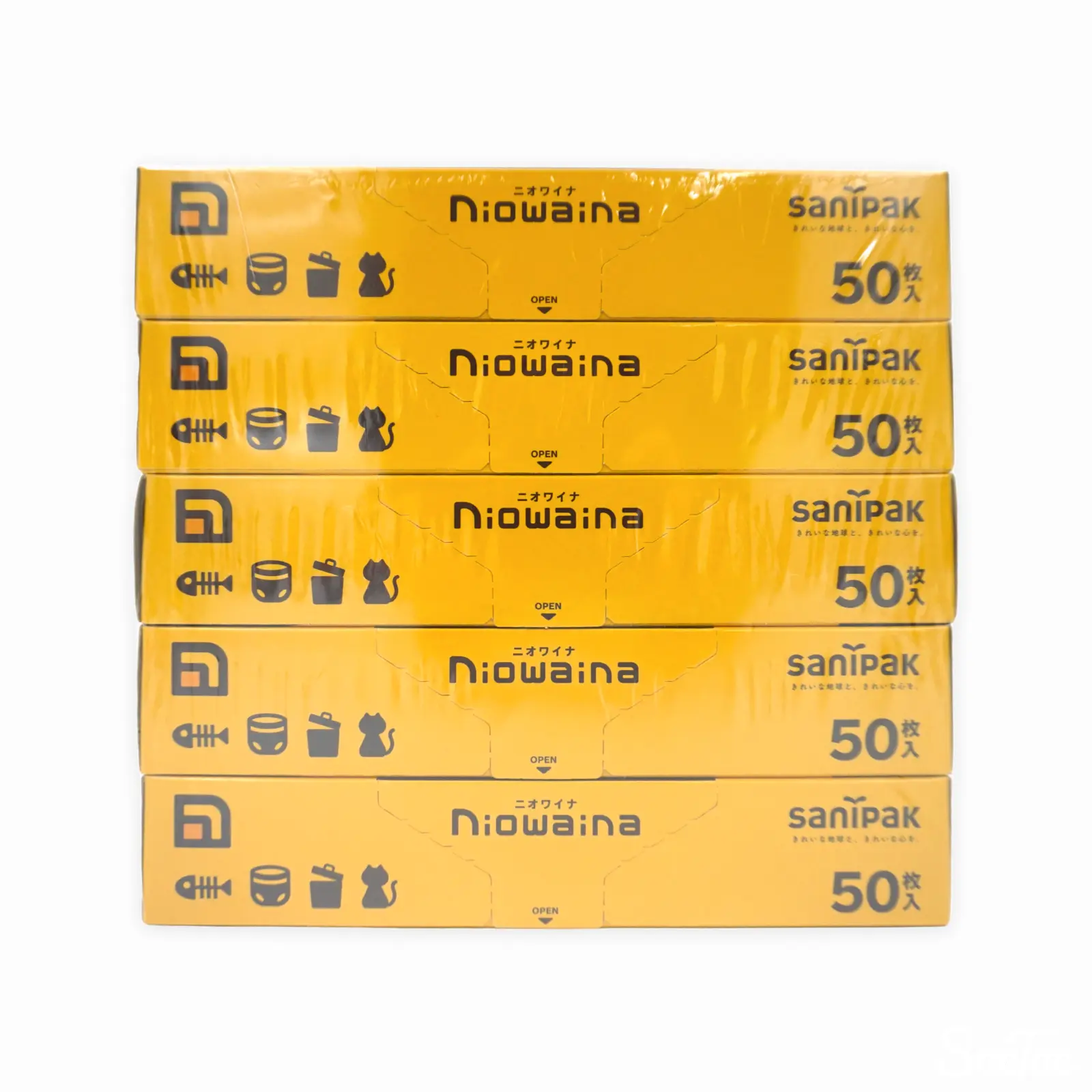 【24点】サニタリーポリ SBC02ニオワイナベイビー消臭袋 80枚入 日本サニパック 00814445