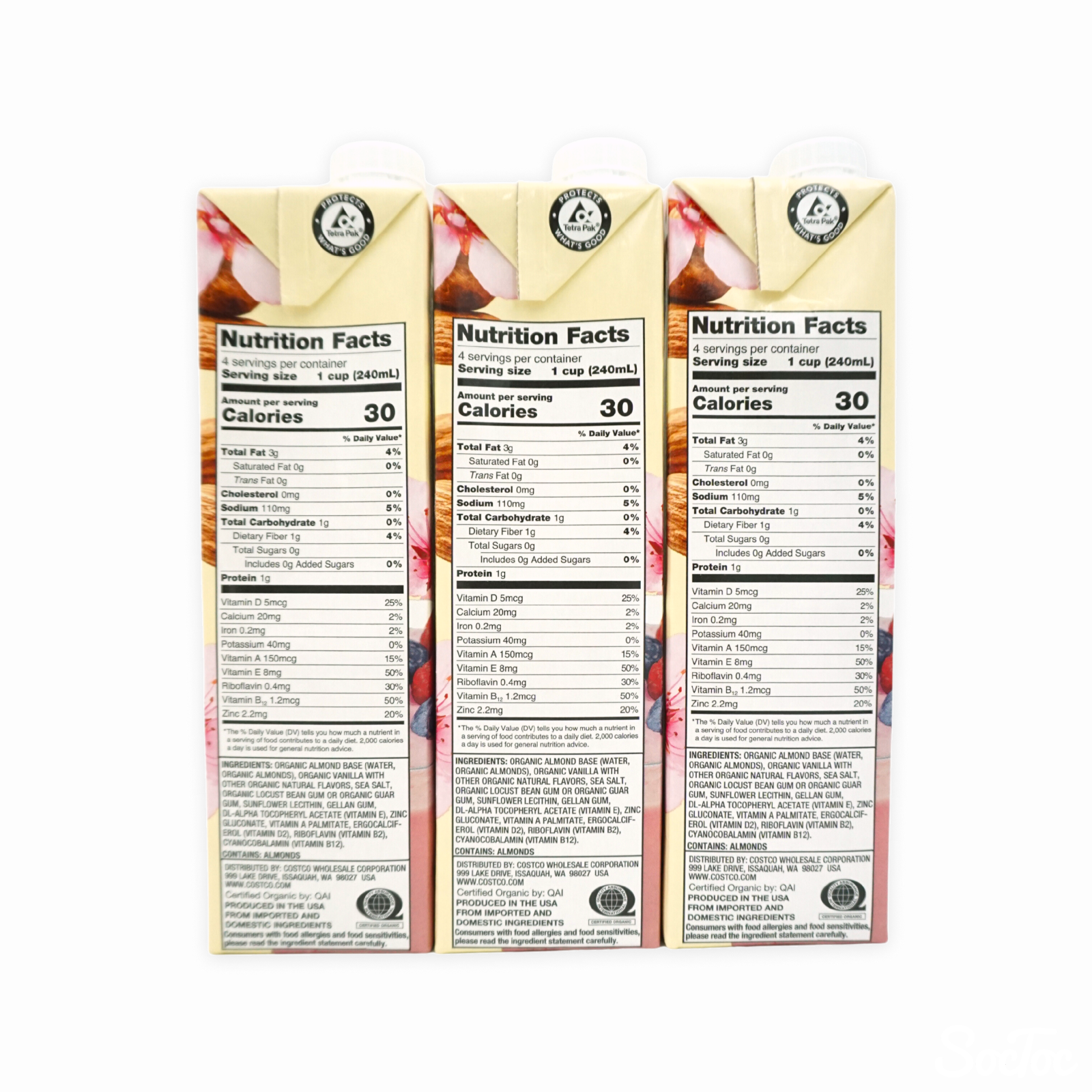 【新品未使用】Fits6個セット アーモンドミルク 新品未使用】Fits6個セット アーモンドミルク