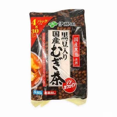 小分け商品]伊藤園 黒豆入り国産むぎ茶30ティーバッグ | SocToc