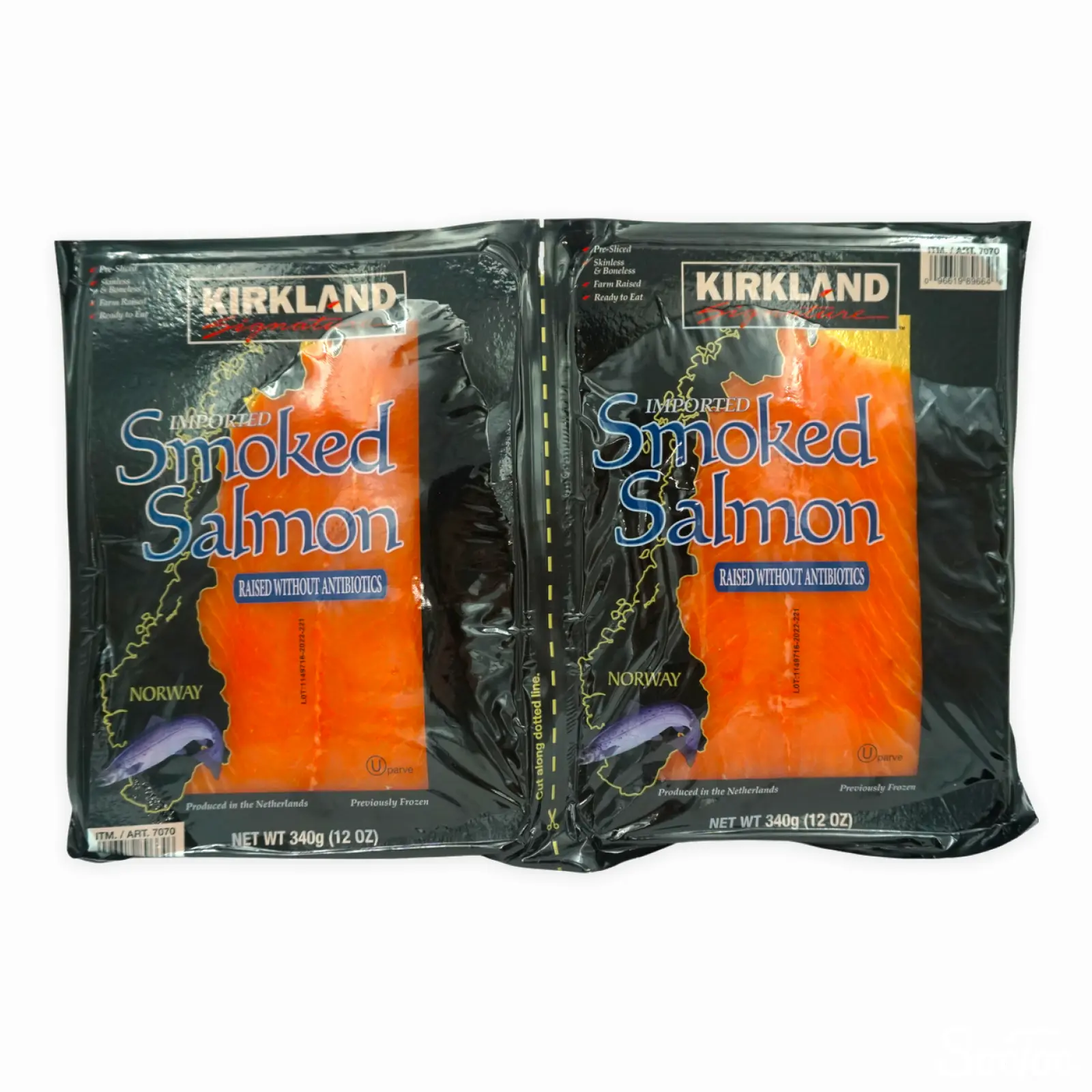 KIRKLAND SIGNATURE スモークアトランティックサーモン 340g x 2