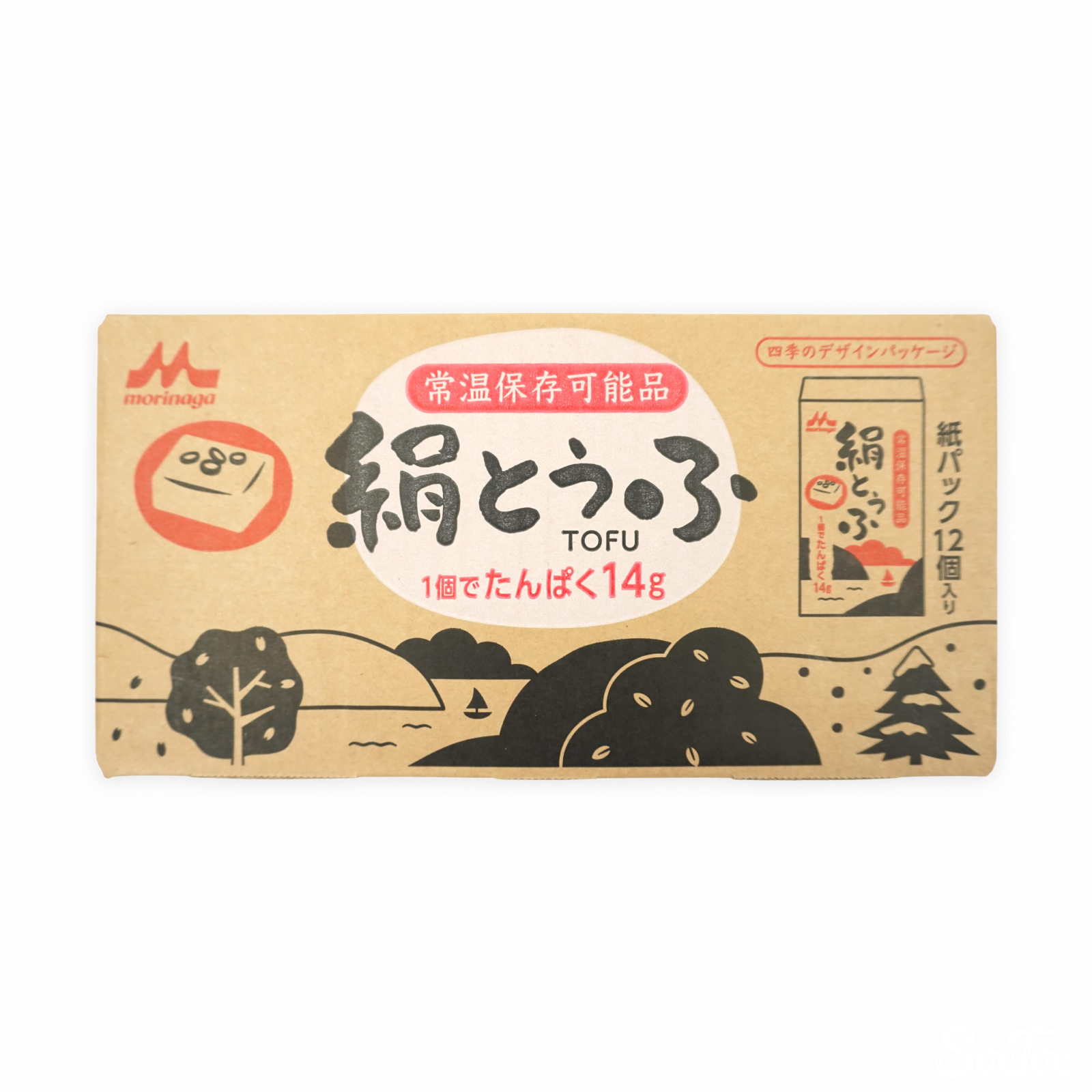 森永 常温絹とうふ 250g x 12パック | SocToc (ソックトック