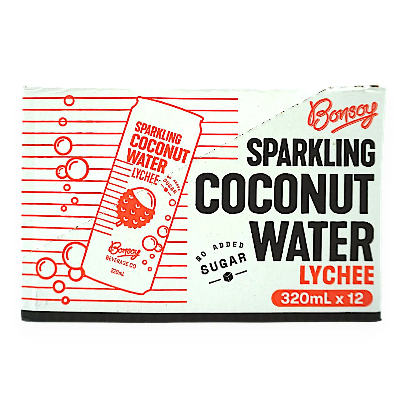 スパークリングココナッツウォーター ライチ味320ml 12本 | SocToc