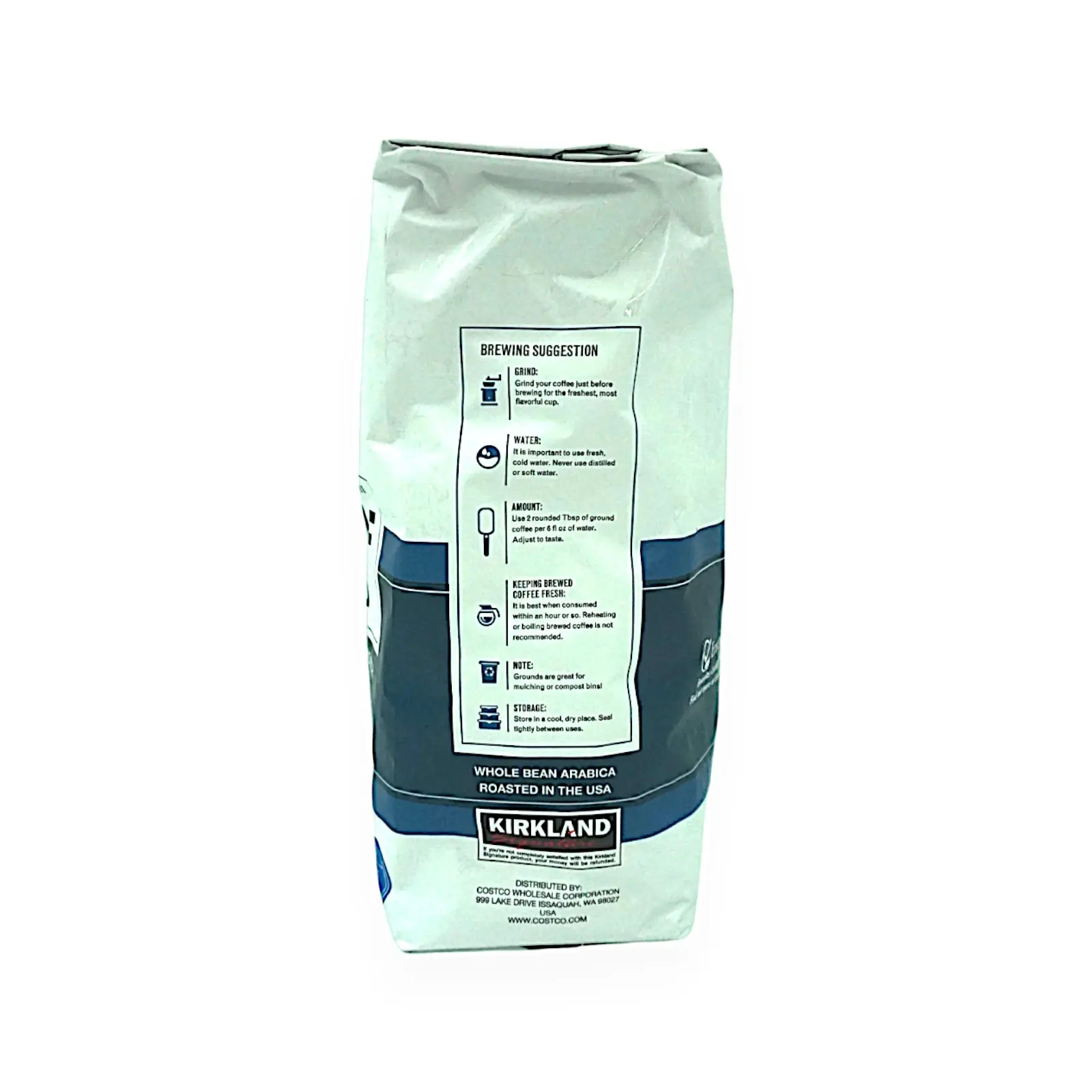 デカフェ【フォロー割価格適用中】 KIRKLAND SIGNATURE デカフェブレンドコーヒー(豆) 1.13 k g