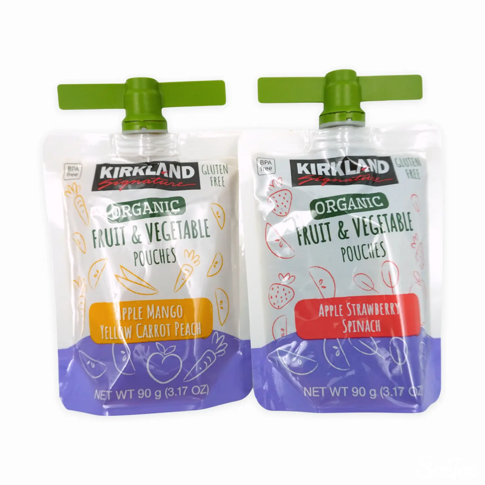 小分け商品] KIRKLAND SIGNATURE オーガニック フルーツ&ベジタブル